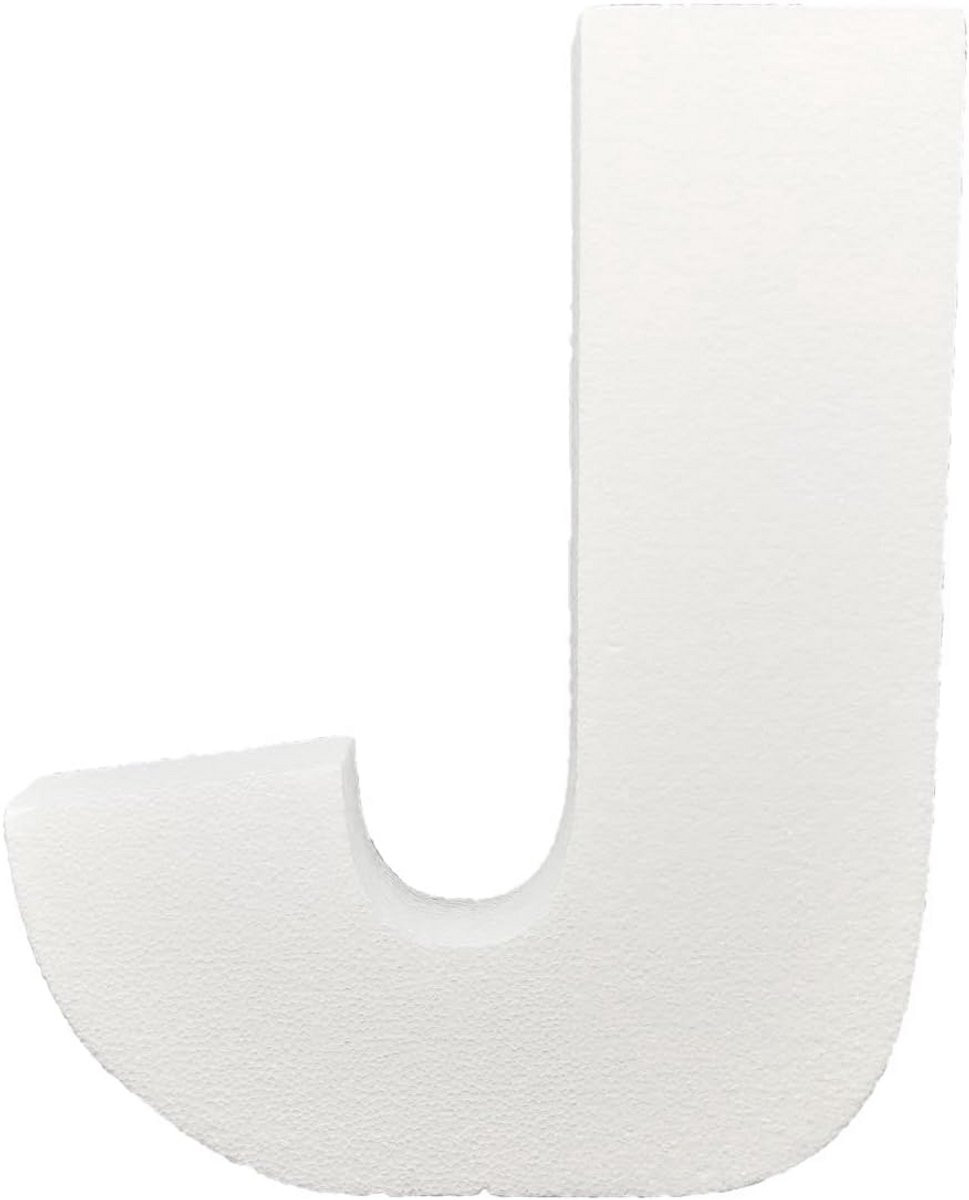 Styrofoam decoratiecijfer voor feestversiering met vlakke bodem, 40 cm hoog