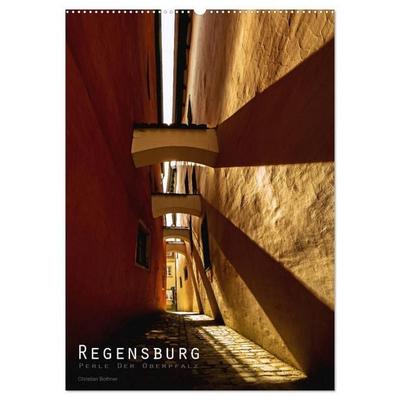Regensburg – Perle der Oberpfalz (Wandkalender 2027 DIN A2 hoch), CALVENDO Monatskalender