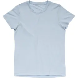 DEVOLD CLASSIC TEE Damen Merino- Funktionsshirt Kurzarm hellblau - M