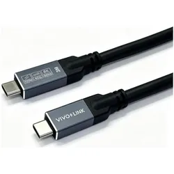 Vivolink USB-C to USB-C Cable 1m - (1 m, USB 4, 100 W), USB Kabel