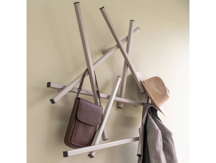 Wandgarderobe Matches 79 x 79 x 10cm Beige/Kaschmir