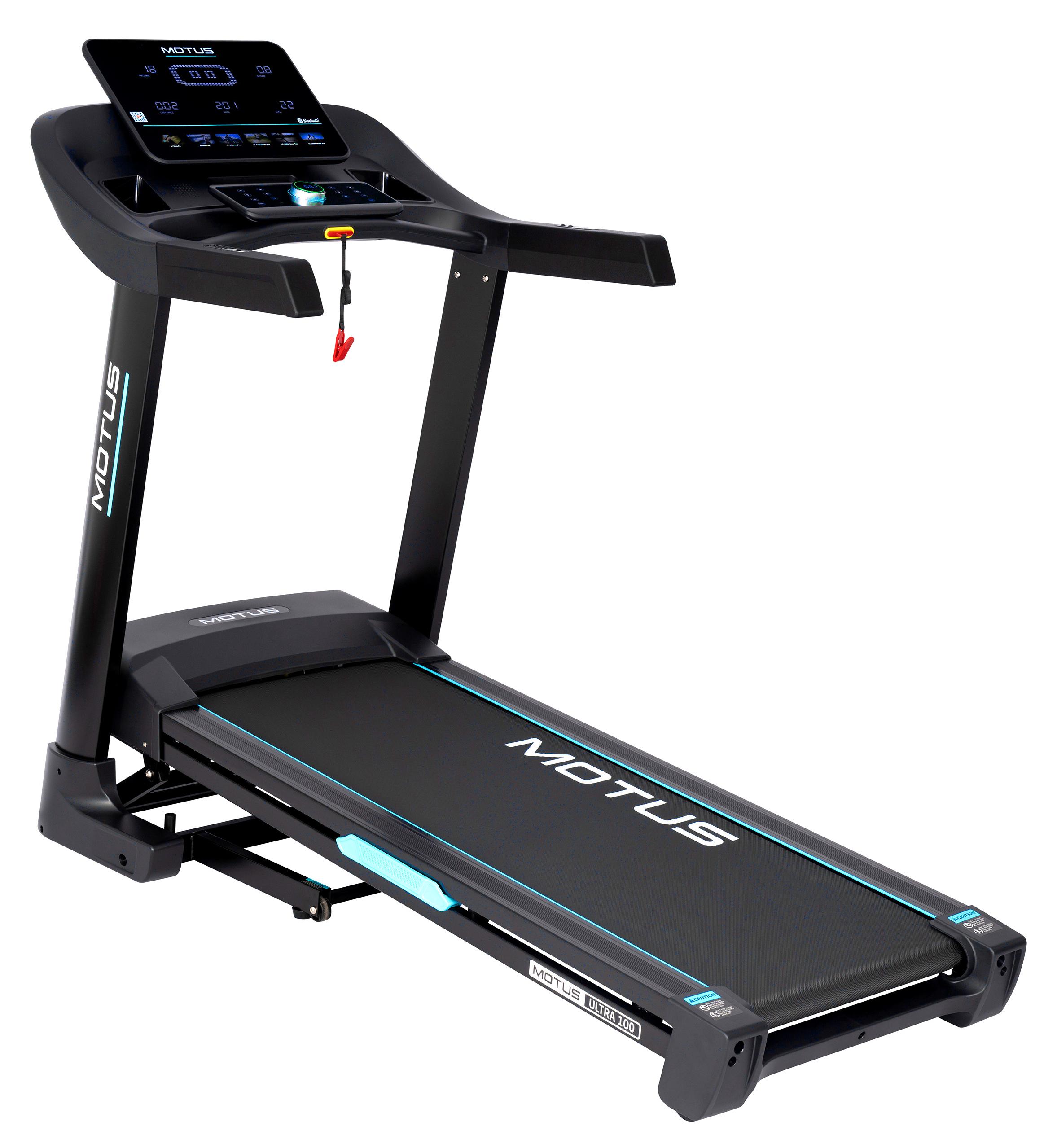 MOTUS ULTRA 100 Laufband für Zuhause 18 km/h, 18 % Steigung, Bluetooth, 140 kg