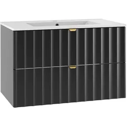 WASCHTISCH 80cm Lexa Schwarz