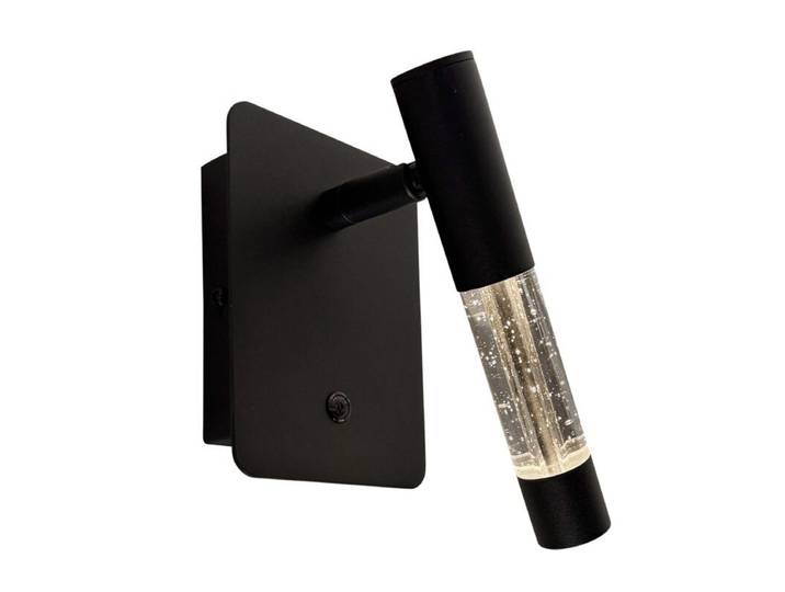 Steinhauer Wandleuchte Alisio, Schwarz o. Messing, dimmbar - Sch
