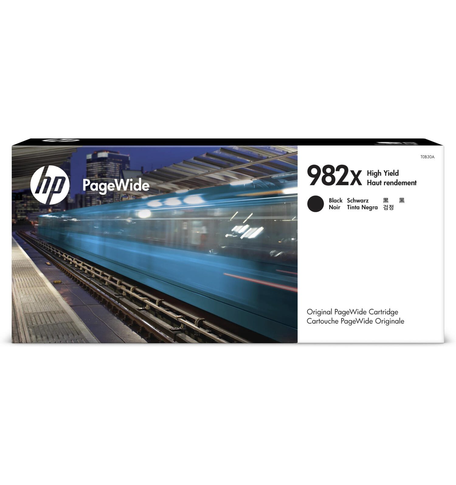HP Inc. HP Original 982X Druckerpatrone schwarz hohe Kapazität 20.000 Seiten 194ml (T0B30A)