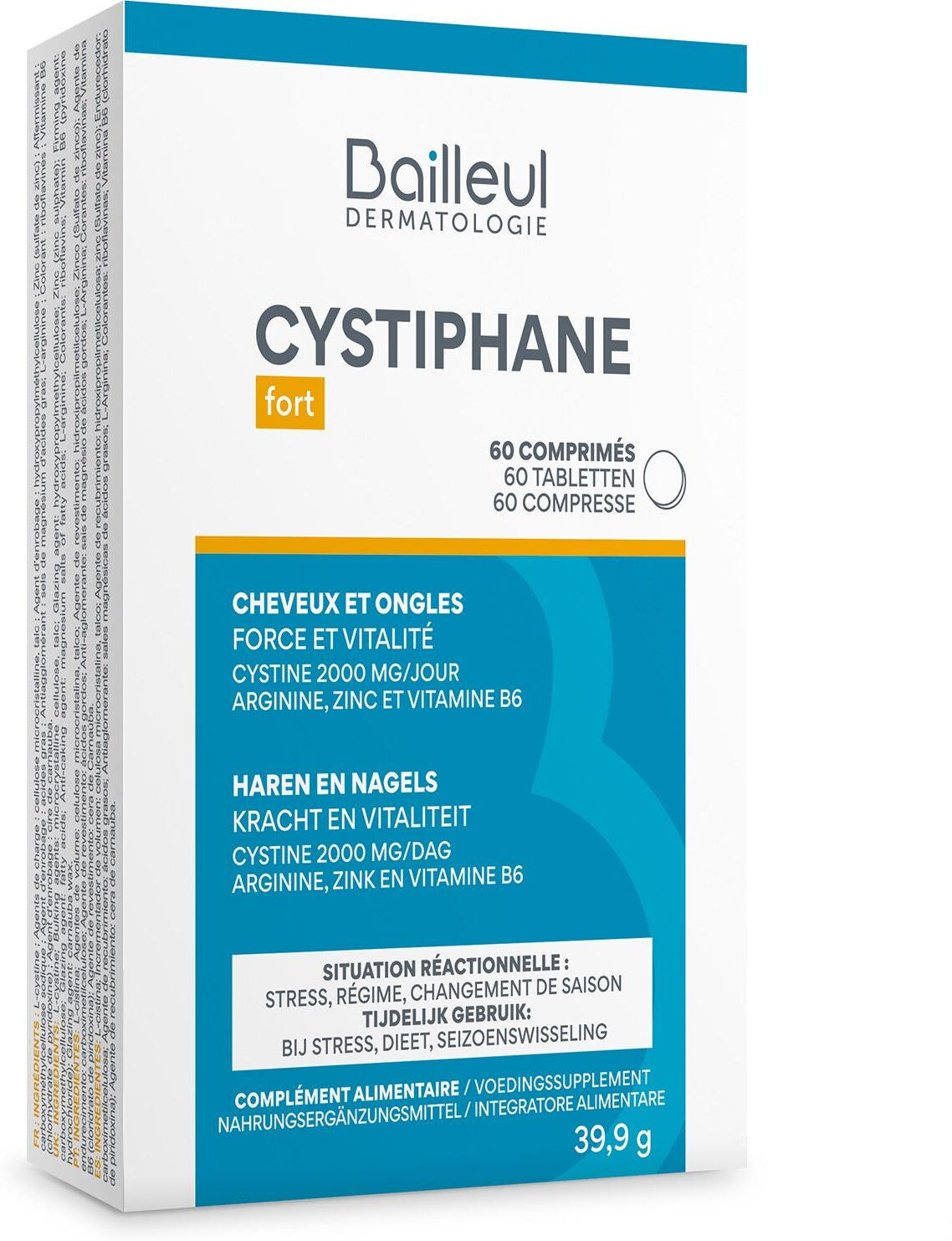 BAILLEUL - Cystiphane Fort 60 Comprimés