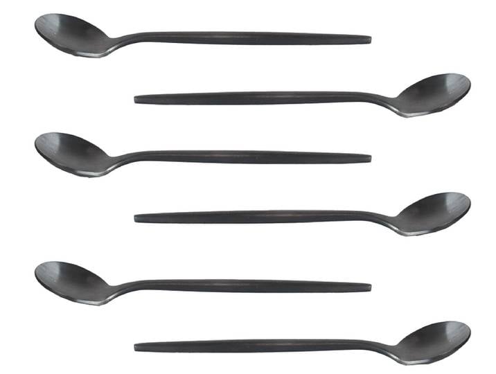 Löffel KIERAN 6-teilig schwarz