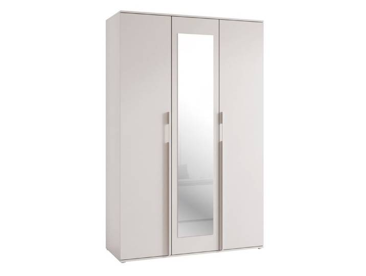 Armoire AVA - avec miroir - étagères et penderie - 135x52x210 cm - Cachemire