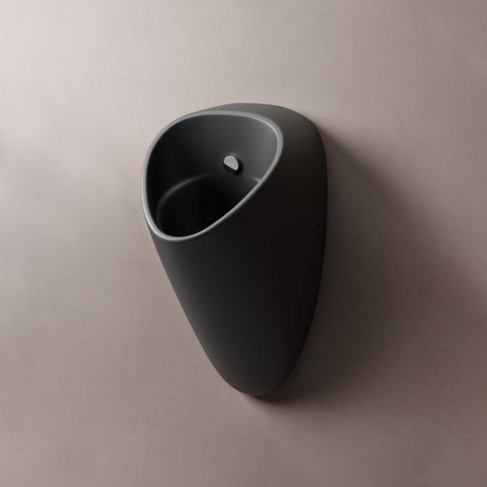 VitrA Plural Urinal 7808B083-5331 33x34,5x60,5cm, Netz 230 V, schwarz matt