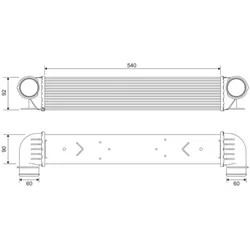 Ladeluftkühler VALEO 817877 für BMW 7er