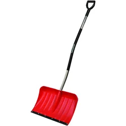 Magni, Schneeschaufel, FREUND Victoria Schneeschaufel Aluline Ergonomic (Schneeschieber ergonomisch gelb mit Flüsterkante