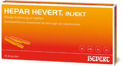 Hevert-Arzneimittel GmbH & Co. KG HEPAR HEVERT injekt Ampullen 10X2 ml 13923829