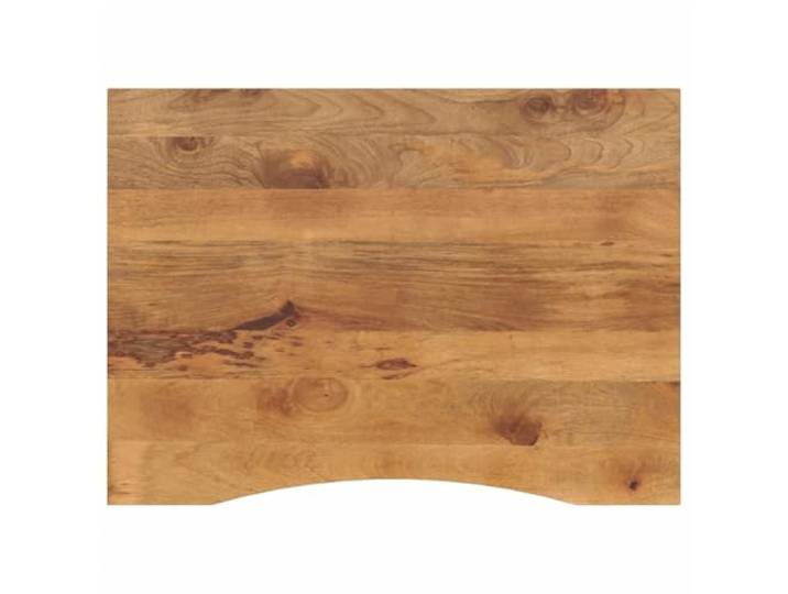 KGFHERENB Schreibtischplatte Massivholz Mango 100x80x2,5 cm Tischplatte Rustikale Ersatz-Tischplatte aus rauem Mangoholz für Büro, Home-Office und Essbereich. Vielseitig kombinierbar.