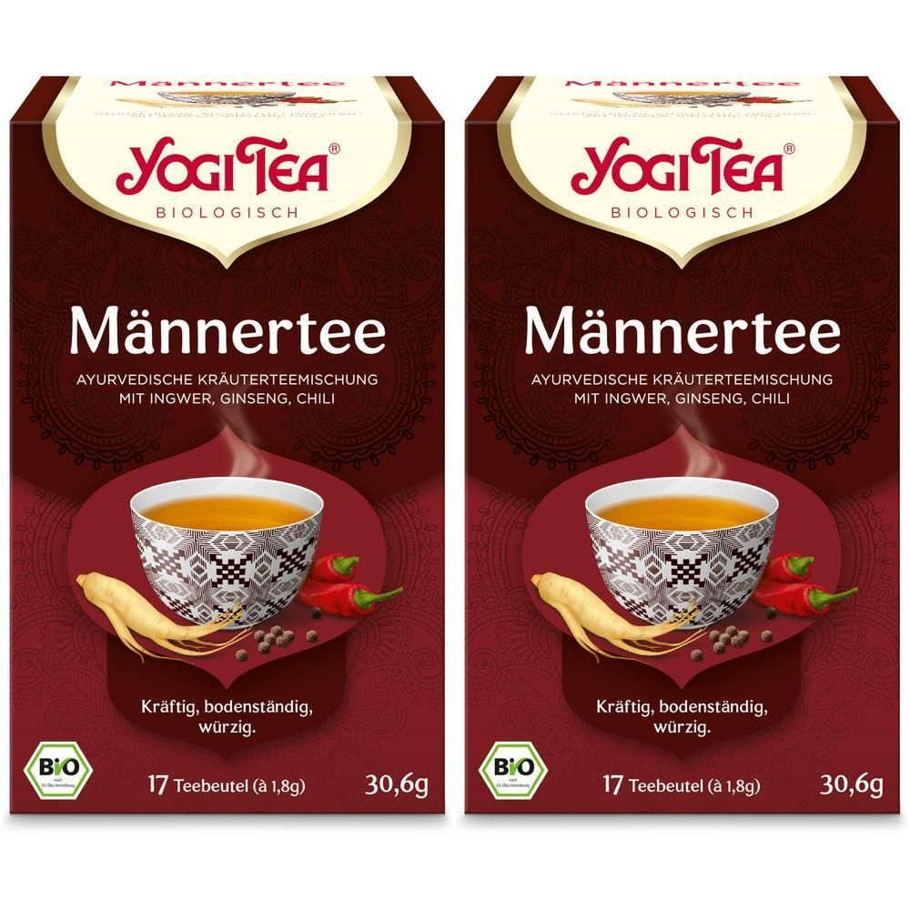 Yogi TEA Männer Tee Bio Filterbeutel 2x 2x17x1,8 g