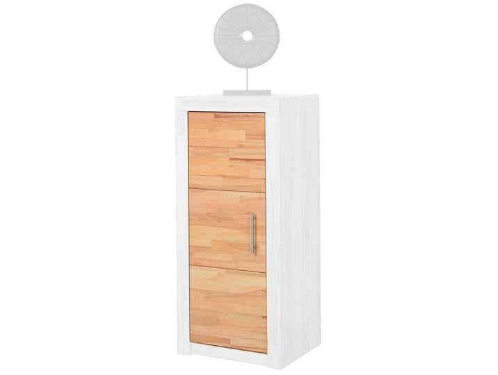 OFFICE FOUR Einzeltür für Aktenschrank klein schmal, Kernbuche
