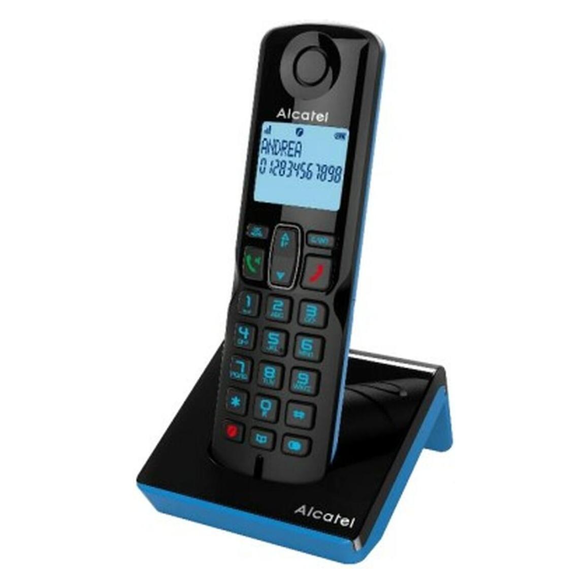 Alcatel S280 SOLO BLUE DECT-Telefon Rufnummernanzeige Schwarz, Blau (ATL1425383)