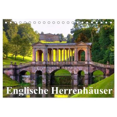 Englische Herrenhäuser (Tischkalender 2026 DIN A5 quer), CALVENDO Monatskalender