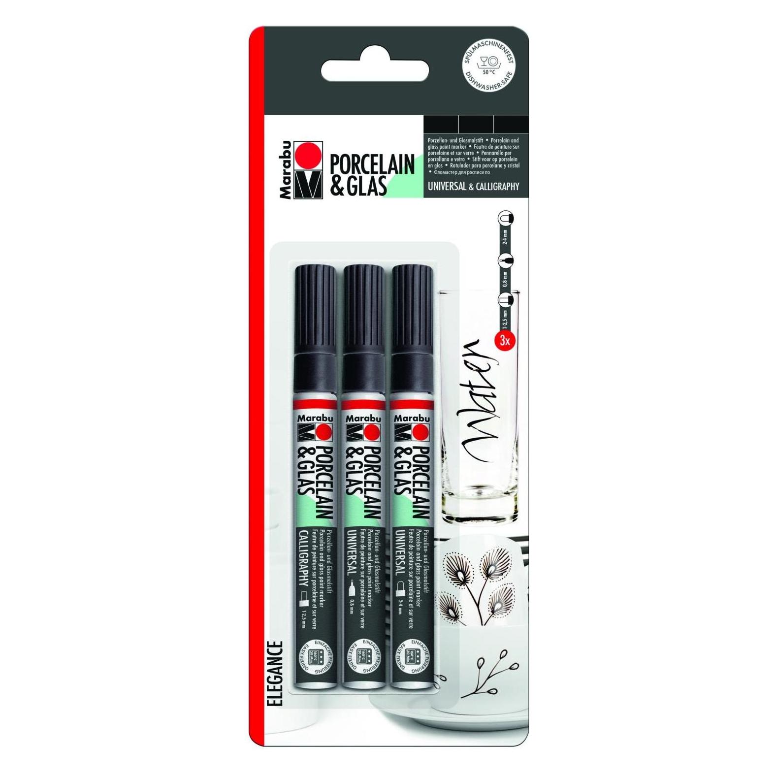Marabu Porzellan- und Glasmalstift (3x) (012300084)