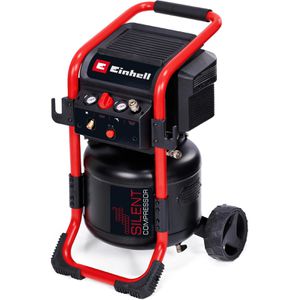 Einhell Kompressor TE-AC 240/24 Silent, 70 dB(A), 1500 W, 230V, 10bar, ölfrei, mit Druckminderer & Manometer, Kesselinhalt 24L