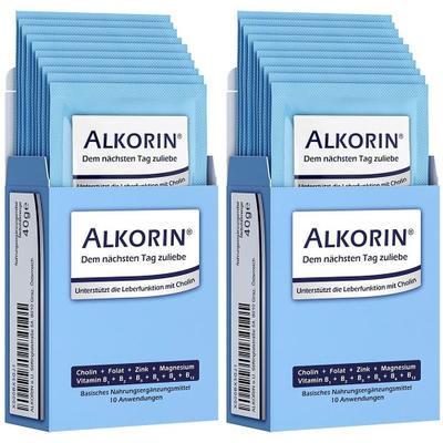 Alkorin PLV Sach 4G x2 2x10 St Pulver zur Herstellung einer Lösung zum Einnehmen