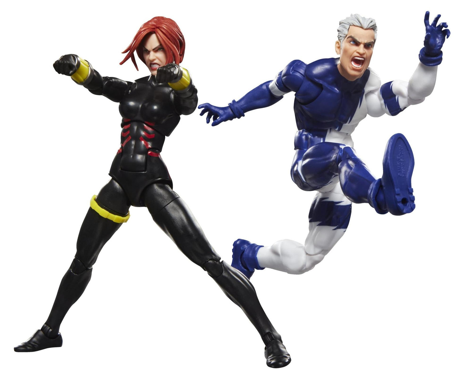 Hasbro Marvel Legends Avengers actiefiguren 2-pack Black Widow & Quicksilver, 15 cm