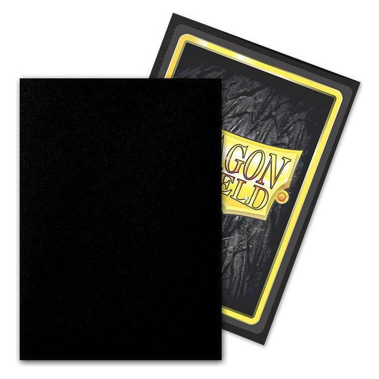Arcane Tinman Dragon Shield Matte Outer Sleeves - Black - Standard Size (100) (ART13003)