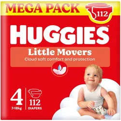 Huggies Little Movers (Halbmonatsbox, 112 Stk.)