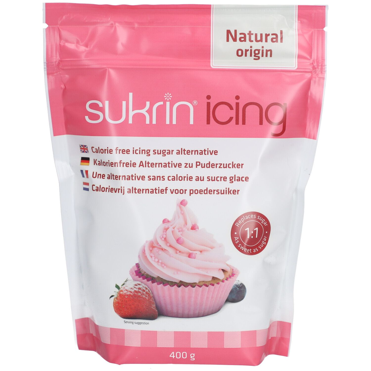 Sukrinmelis Puderzucker 400 g Puder