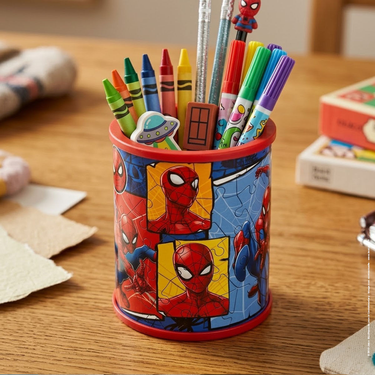 Puzzle 3D Pot à Crayon 54 pcs Marvel Ultimate Spider-Man - Ravensburger