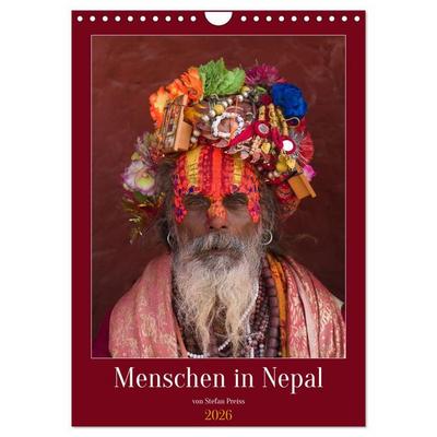 Menschen in Nepal (Wandkalender 2026 DIN A4 hoch), CALVENDO Monatskalender