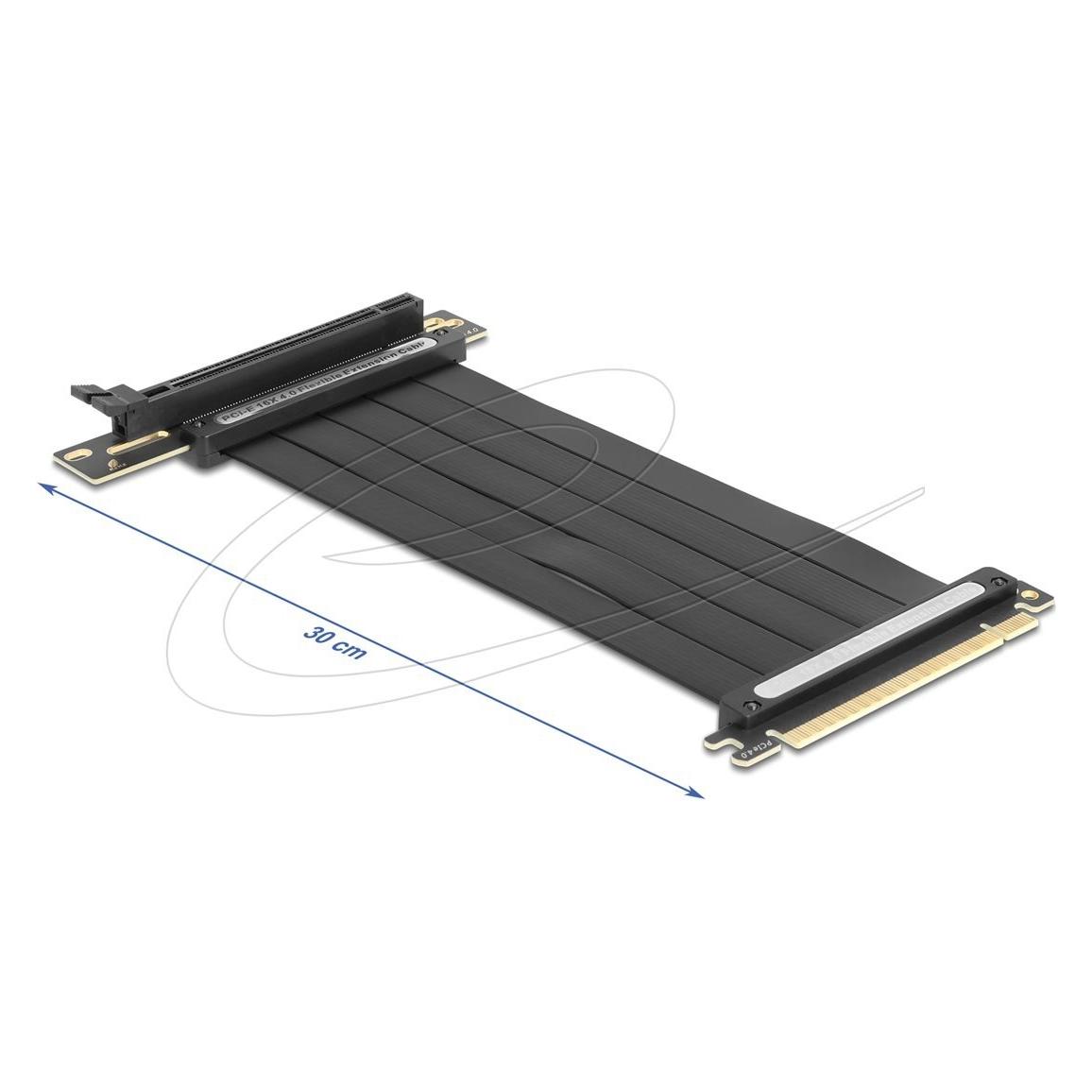 Delock Riser Karte PCI Express 4.0 x16 Stecker zu x16 Slot 9 (81509)