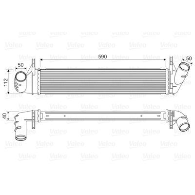 VALEO Ladeluftkühler 818678 für DACIA
