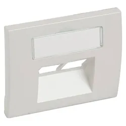 Legrand 771558 Abdeckung RJ45 C5 Kategorie6 Beschriftungsträger Galea perlmutt