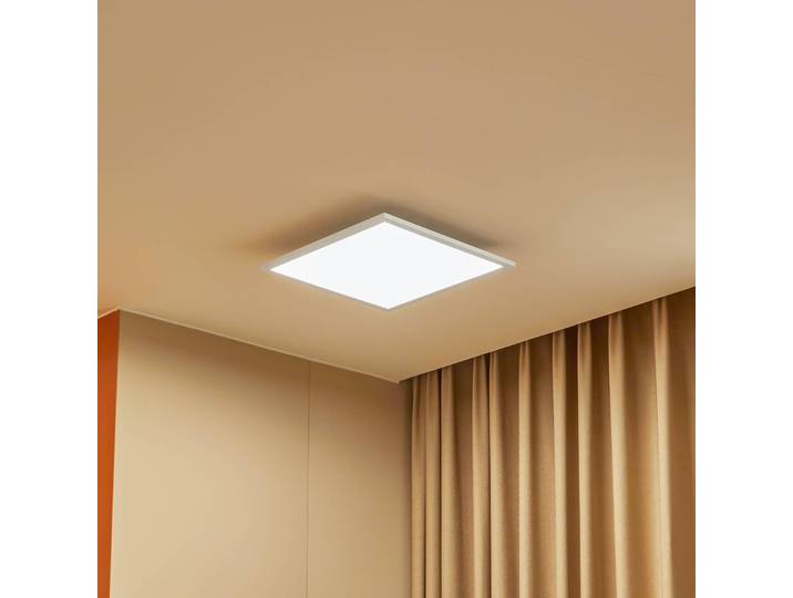 LED Panel Lamin Lindby, dimmbar, weiß / opal, für Wohn- / Esszimmer, Modern, LED Deckenleuchte