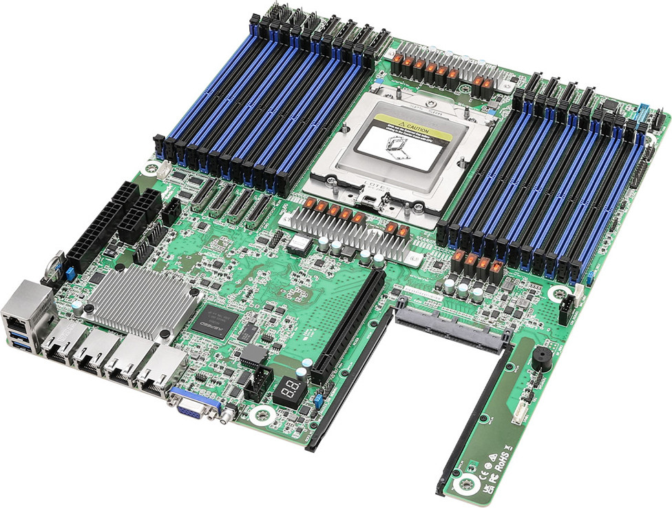 ASRock GENOAD24QM32-2L2T/BCM EEB moederbord met SP5 socket