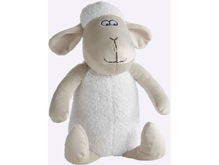 Türstopper HEINE HOME, beige (ecru), B:18cm H:28cm T:17cm, Kunststoff, Polyester, Türstopper, Türstopper