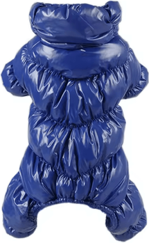 Inspire Curations SnuggleSuit Winter Jumpsuit For Hairless Cats blue m advise 2.5 3.5kg
