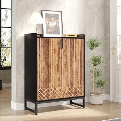 Bluebell 25 Pairs Shoe Cabinet with Doors, 5 Tiers Shoes Rack Organizer Cabinet - 5-Tier