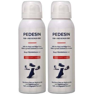 Pedesin Fuß- und Schuh-Deo Spray 2x 2x100 ml