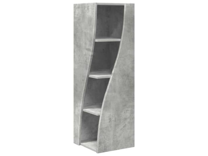 YUTAASU Eckschrank Beton Grau 32x32x102cm Holzwerkstoff