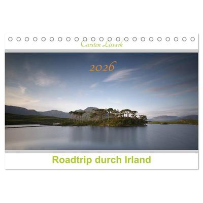 Roadtrip durch Irland (Tischkalender 2026 DIN A5 quer), CALVENDO Monatskalender