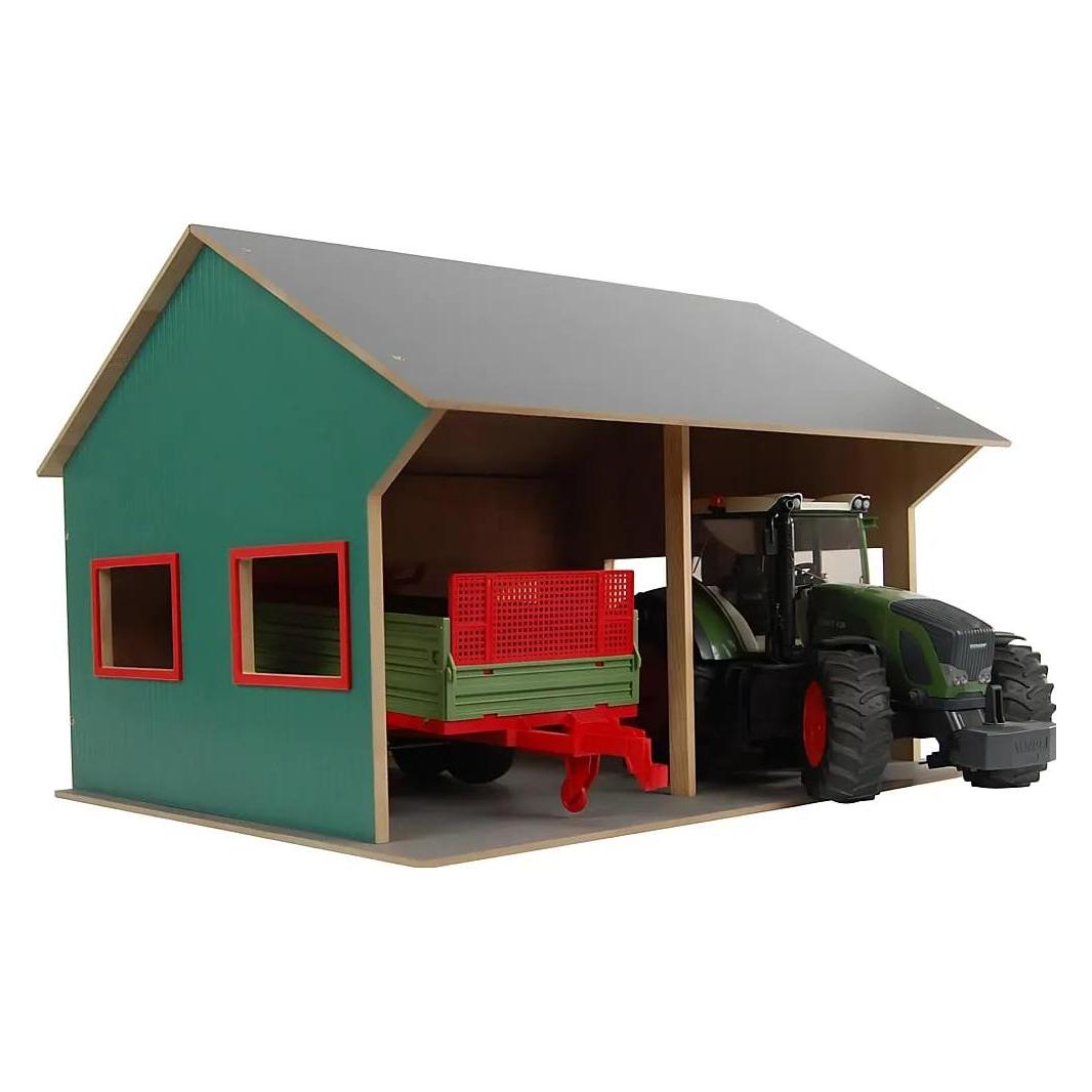 Kids Globe Farming Kids Globe Landwirtschaftsschuppen für 2 Fahrzeuge, 1:17 (610263)