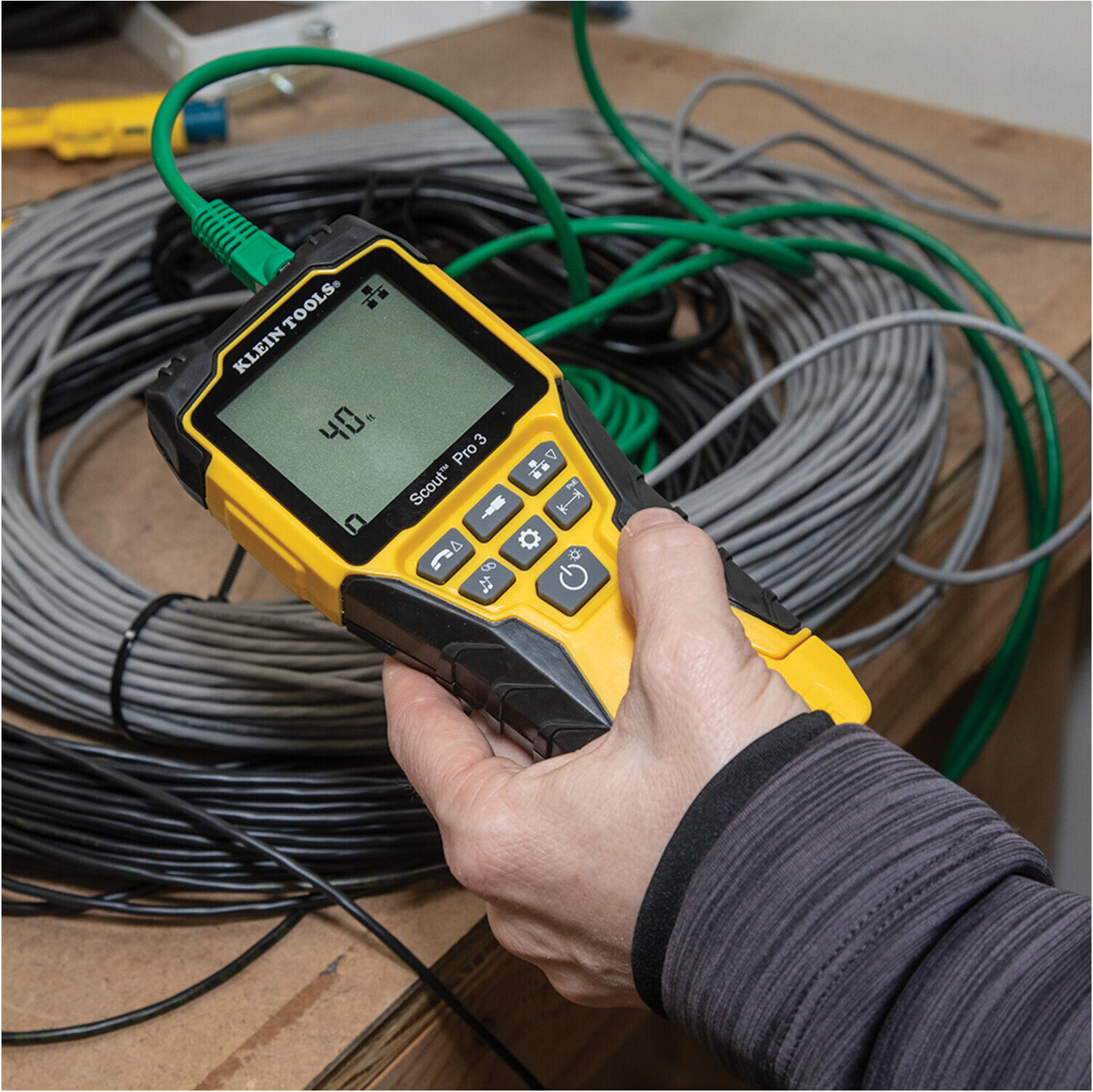 Klein Tools Netzwerkkabeltester Scout® Pro 3 Test Map Remote Set (VDV501853EU)