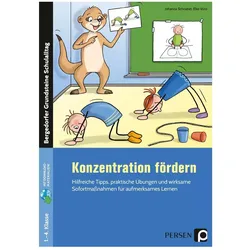 Konzentration fördern, Schulbücher von Johanna Schnabel, Elke Voto