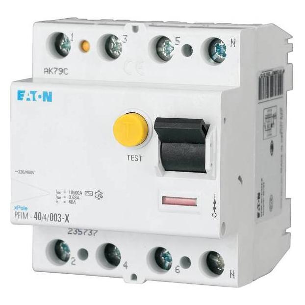 Eaton FI-Schalter, 63A, 4p, 30mA, Typ G/A 103016 (103016)