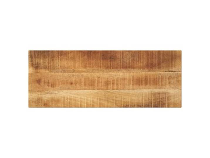 fsahslih Tischplatte 80x40x3,8 cm Rechteckig Massivholz Mango Rustikale Platte aus echtem Mangoholz als langlebige Aufwertung für Essbereich, Küche oder Büro mit natürlicher Maserung.