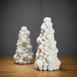 SNOWBALL Baum außergewöhnlicher Deko Weihnachtsbaum Höhe 35 cm