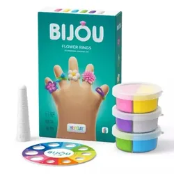 Hey Clay: Bijou Ring-Bastelset aus Knete – Blumen