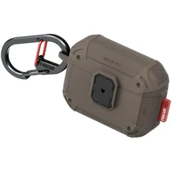 Etuui Case Skinarma Mecha LE for AirPods Pro 3 Birch (Kopfhörer Hülle), Kopfhörertasche + Schutzhülle, Braun