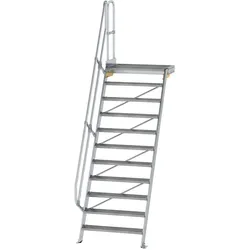 Munk Treppe mit Plattform 60° Stufenbreite 1000 mm - 600411